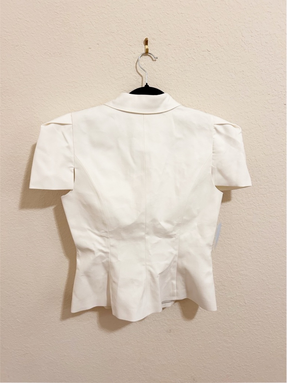 NWT Anthropologie Hutch Buttondown Two Piece Set White Jacket Mini Skirt - Picture 7 of 9